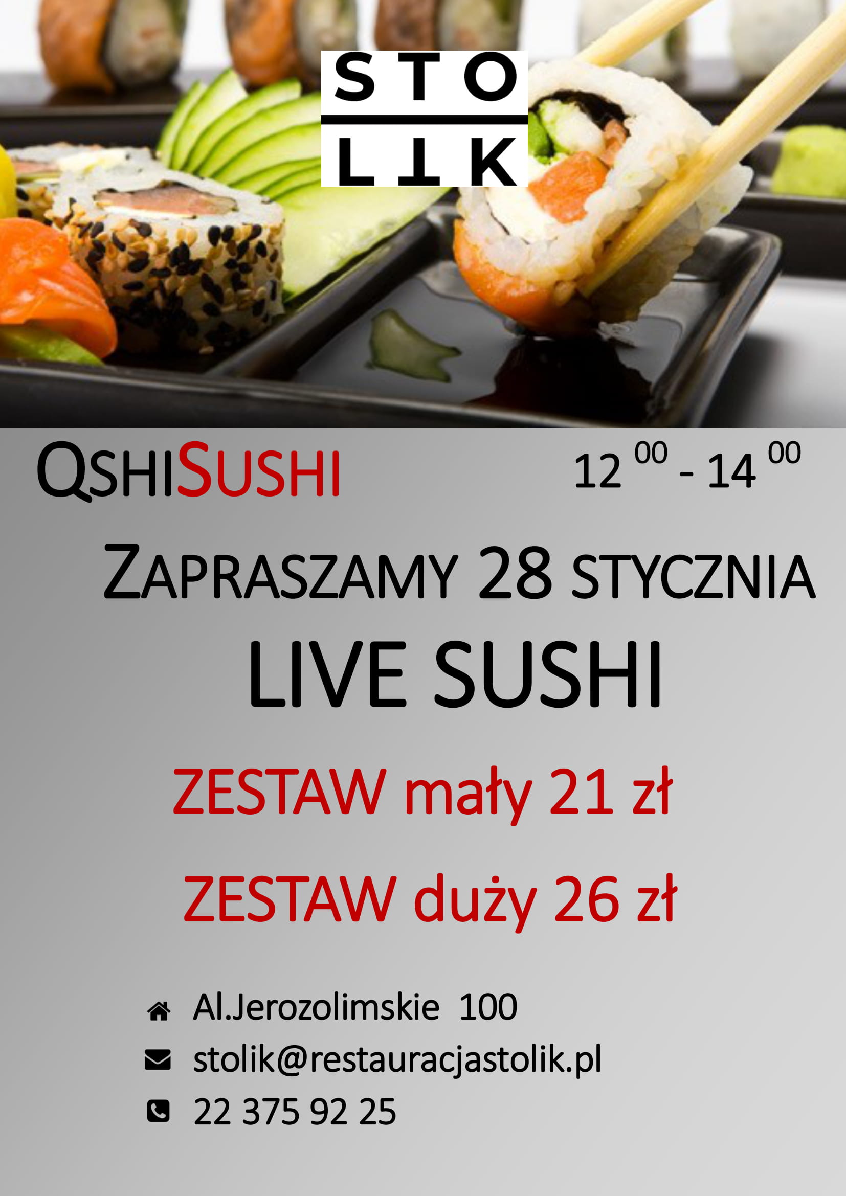sushi live Stolik-1